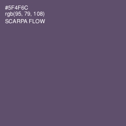 #5F4F6C - Scarpa Flow Color Image