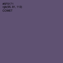 #5F5171 - Comet Color Image