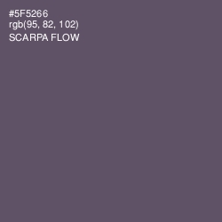 #5F5266 - Scarpa Flow Color Image