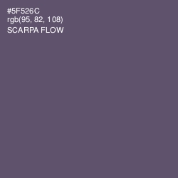 #5F526C - Scarpa Flow Color Image