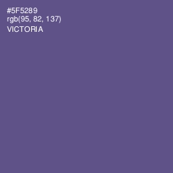 #5F5289 - Victoria Color Image