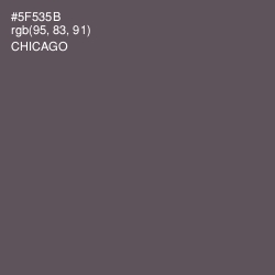 #5F535B - Chicago Color Image