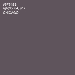 #5F545B - Chicago Color Image
