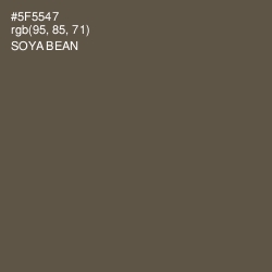 #5F5547 - Fuscous Gray Color Image
