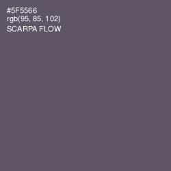 #5F5566 - Scarpa Flow Color Image