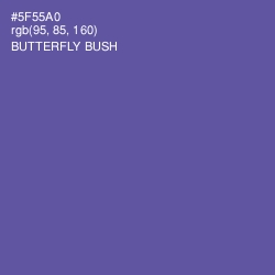 #5F55A0 - Butterfly Bush Color Image