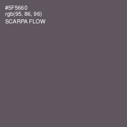 #5F5660 - Scarpa Flow Color Image