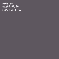 #5F5760 - Scarpa Flow Color Image