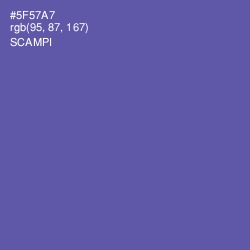 #5F57A7 - Scampi Color Image