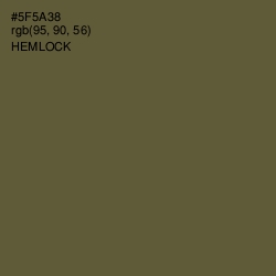 #5F5A38 - Hemlock Color Image