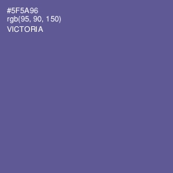 #5F5A96 - Victoria Color Image