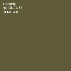 #5F5B38 - Hemlock Color Image