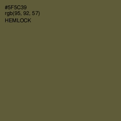 #5F5C39 - Hemlock Color Image