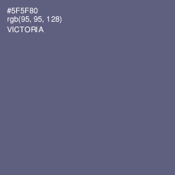 #5F5F80 - Victoria Color Image