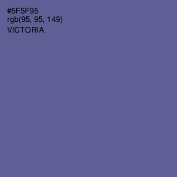 #5F5F95 - Victoria Color Image