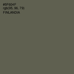 #5F604F - Finlandia Color Image