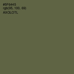 #5F6445 - Axolotl Color Image