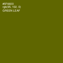 #5F6600 - Green Leaf Color Image