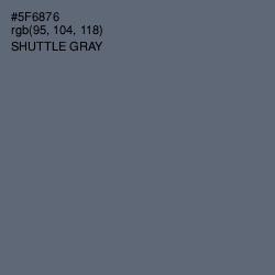 #5F6876 - Shuttle Gray Color Image