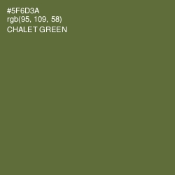 #5F6D3A - Chalet Green Color Image