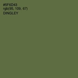 #5F6D43 - Dingley Color Image