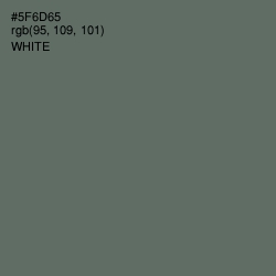#5F6D65 - Shuttle Gray Color Image