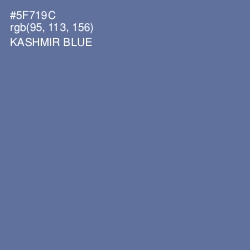 #5F719C - Kashmir Blue Color Image