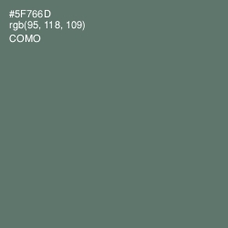 #5F766D - Como Color Image