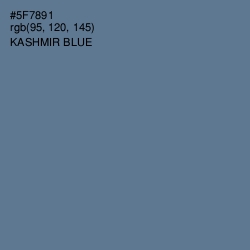 #5F7891 - Kashmir Blue Color Image