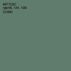 #5F7C6C - Como Color Image