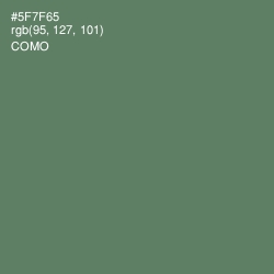 #5F7F65 - Como Color Image