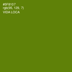 #5F8107 - Vida Loca Color Image