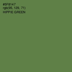 #5F8147 - Hippie Green Color Image