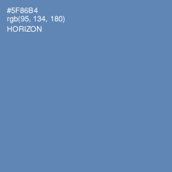 #5F86B4 - Horizon Color Image