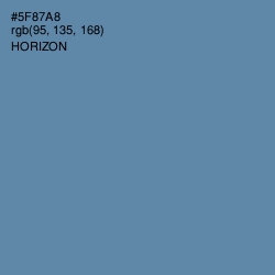 #5F87A8 - Horizon Color Image