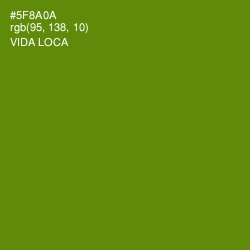 #5F8A0A - Vida Loca Color Image