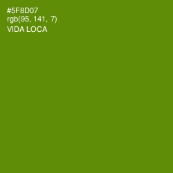 #5F8D07 - Vida Loca Color Image