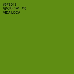 #5F8D13 - Vida Loca Color Image