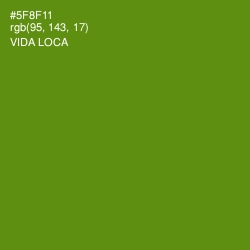 #5F8F11 - Vida Loca Color Image