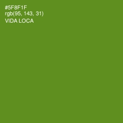 #5F8F1F - Vida Loca Color Image