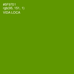 #5F9701 - Vida Loca Color Image