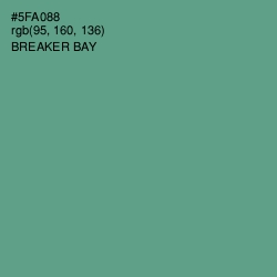 #5FA088 - Breaker Bay Color Image