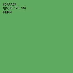 #5FAA5F - Fern Color Image