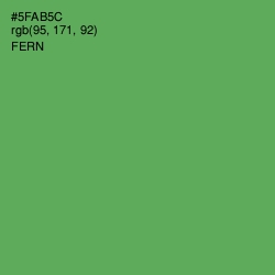 #5FAB5C - Fern Color Image