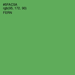 #5FAC5A - Fern Color Image