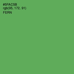 #5FAC5B - Fern Color Image