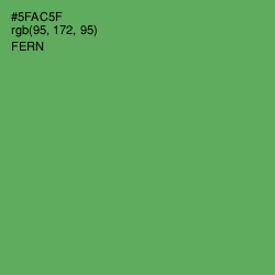 #5FAC5F - Fern Color Image