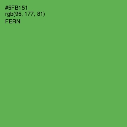 #5FB151 - Fern Color Image