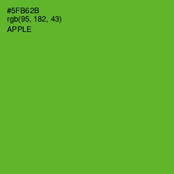 #5FB62B - Apple Color Image