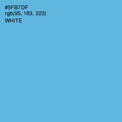 #5FB7DF - Shakespeare Color Image